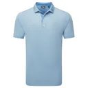 FootJoy Deco Diamond Print męskie polo, niebieskie