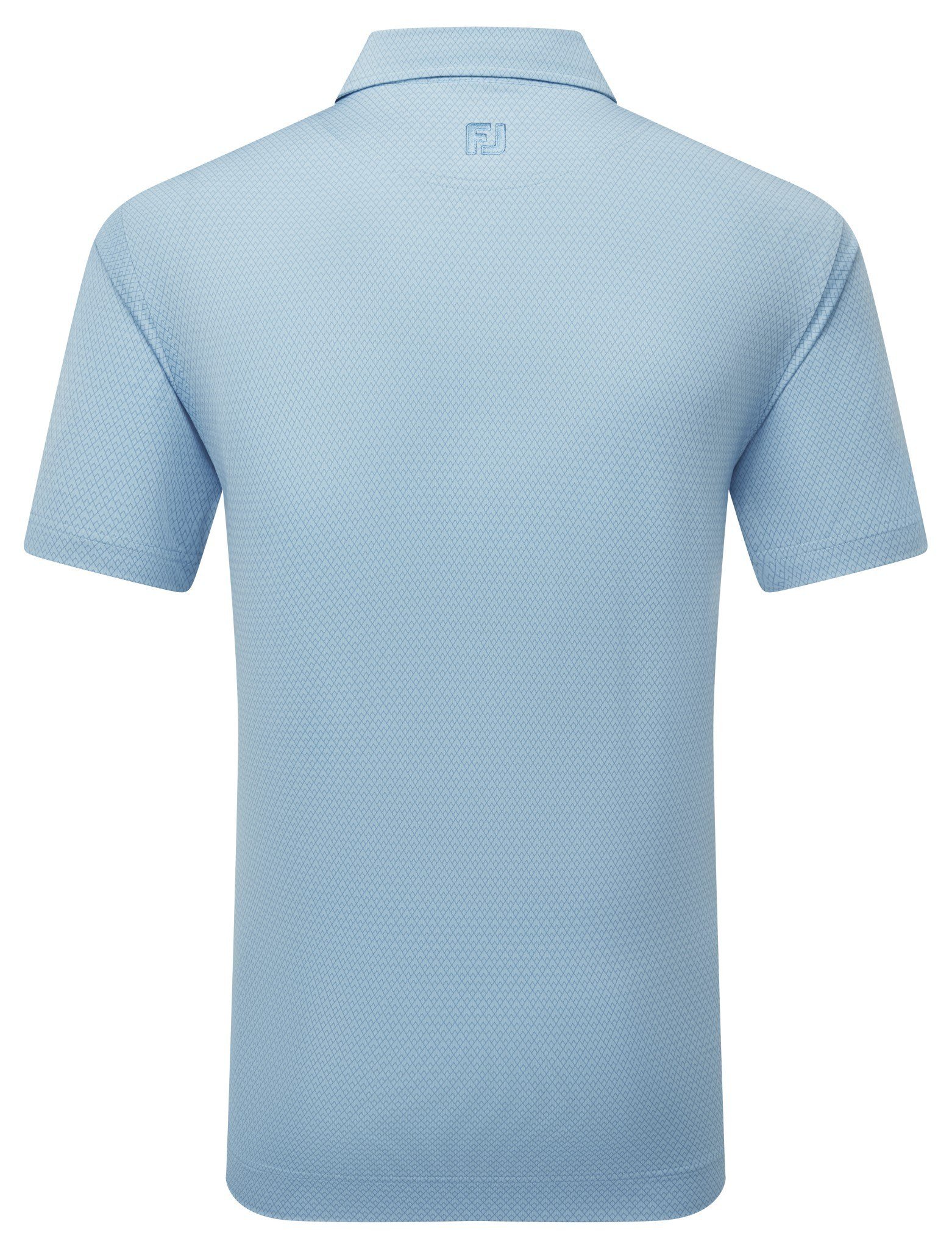 FootJoy Deco Diamond Print męskie polo, niebieskie