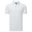 FootJoy BIRD PRINT męskie polo, biało/niebieskie