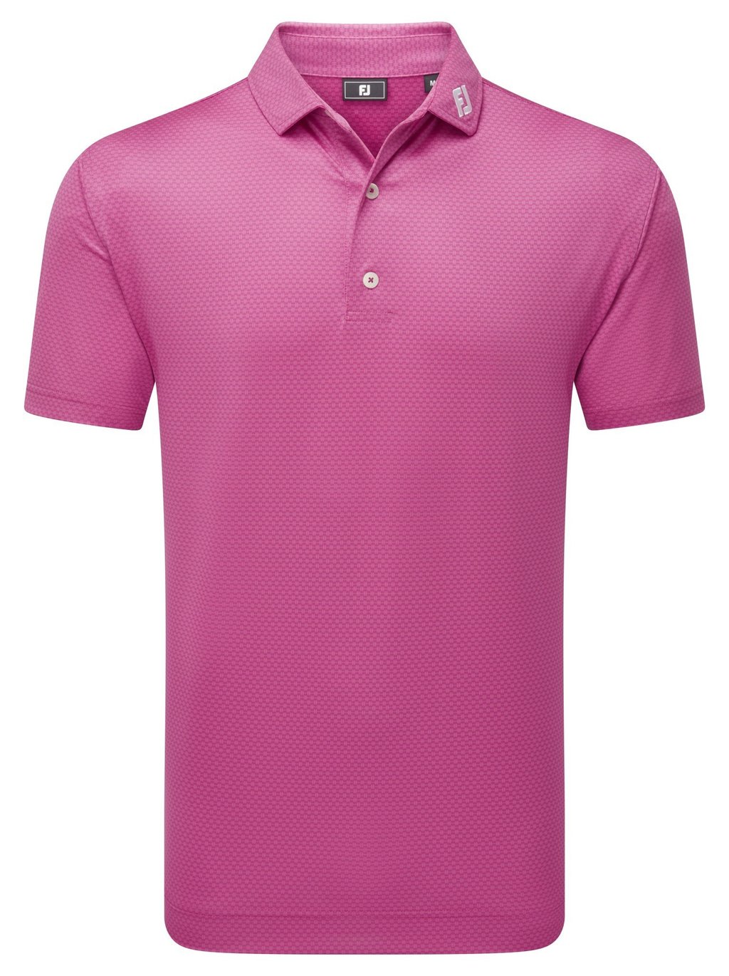 FootJoy ABACUS PRINT męskie polo, magenta