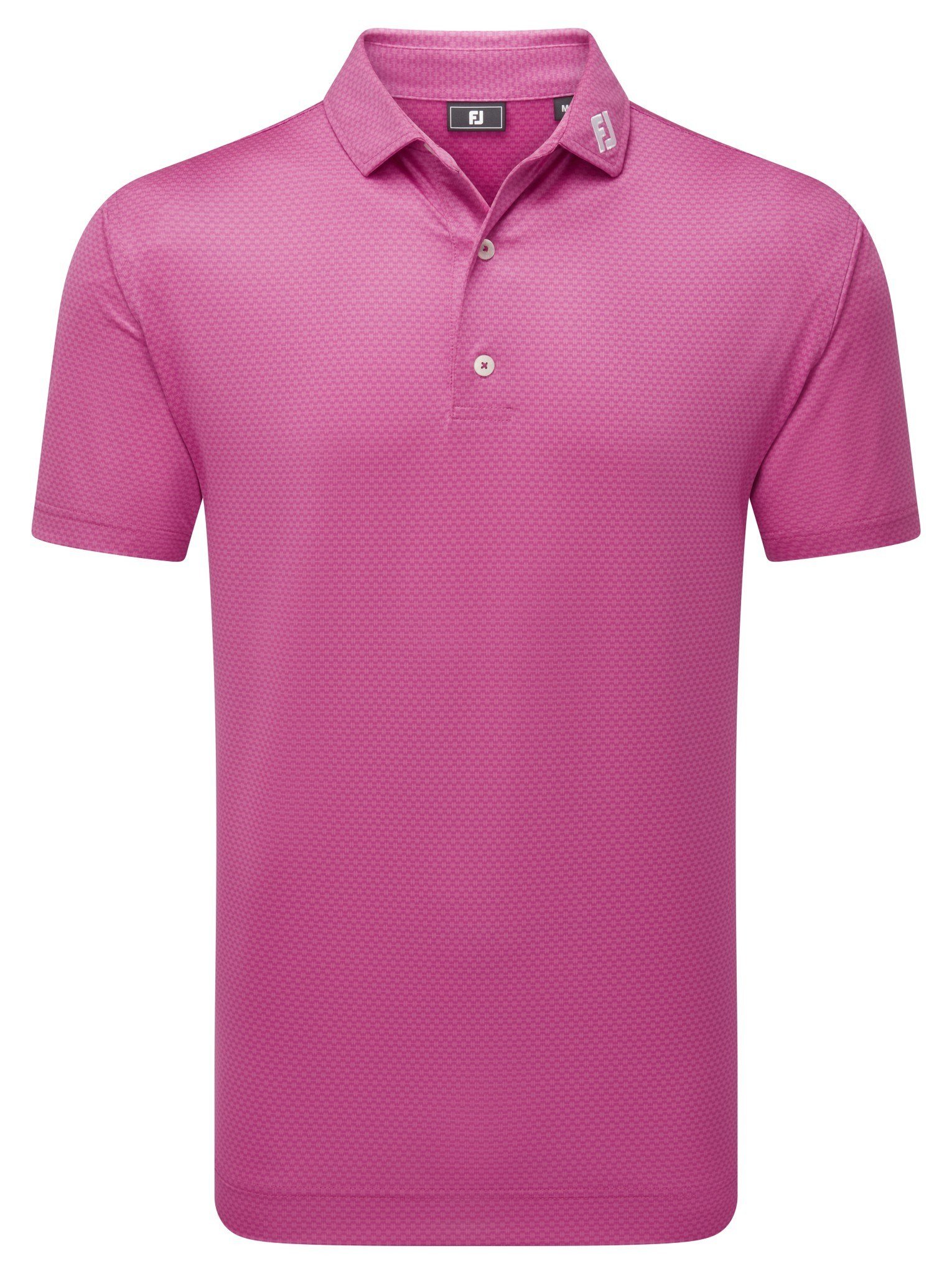 FootJoy ABACUS PRINT męskie polo, magenta