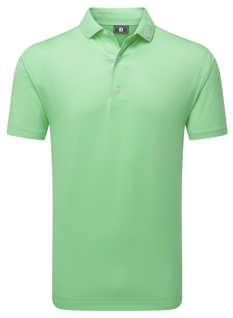 FootJoy ABACUS PRINT męskie polo, zielone