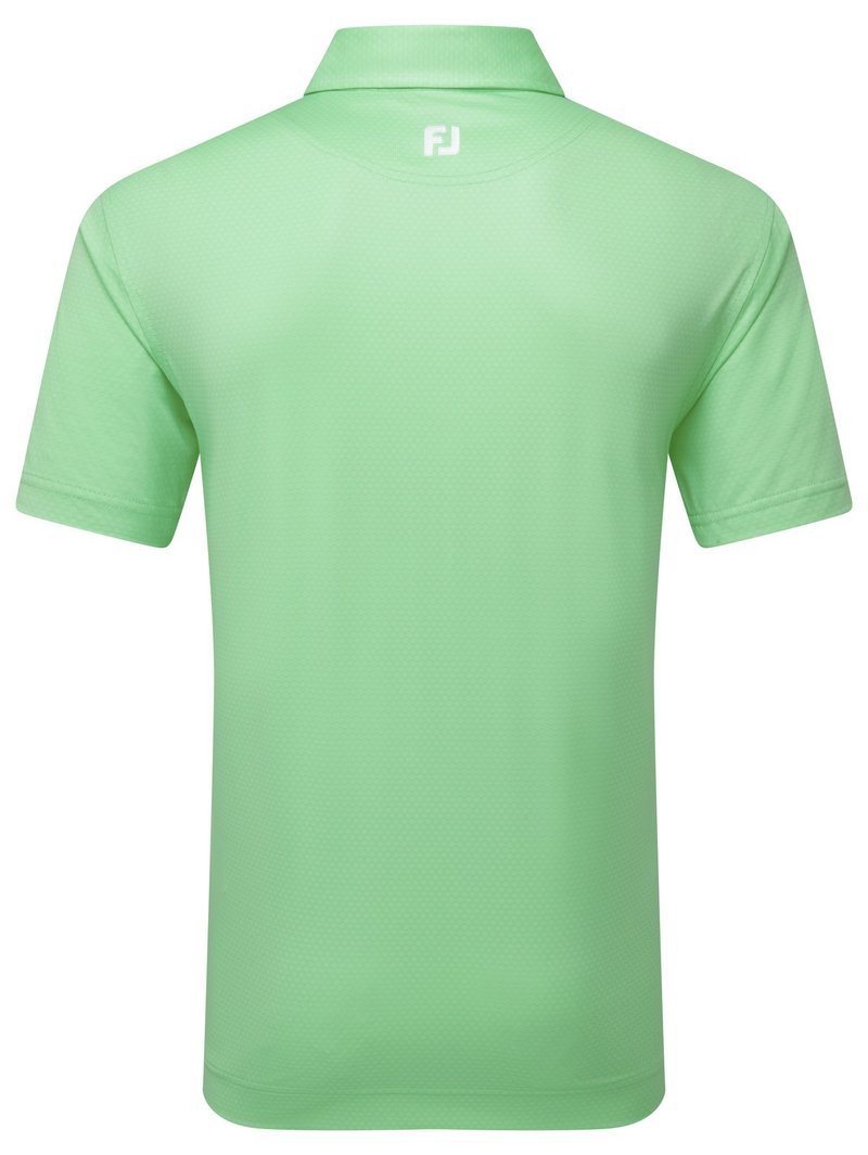 FootJoy ABACUS PRINT męskie polo, zielone