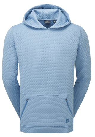 FootJoy Textured Knit Hoodie męska bluza, niebieska