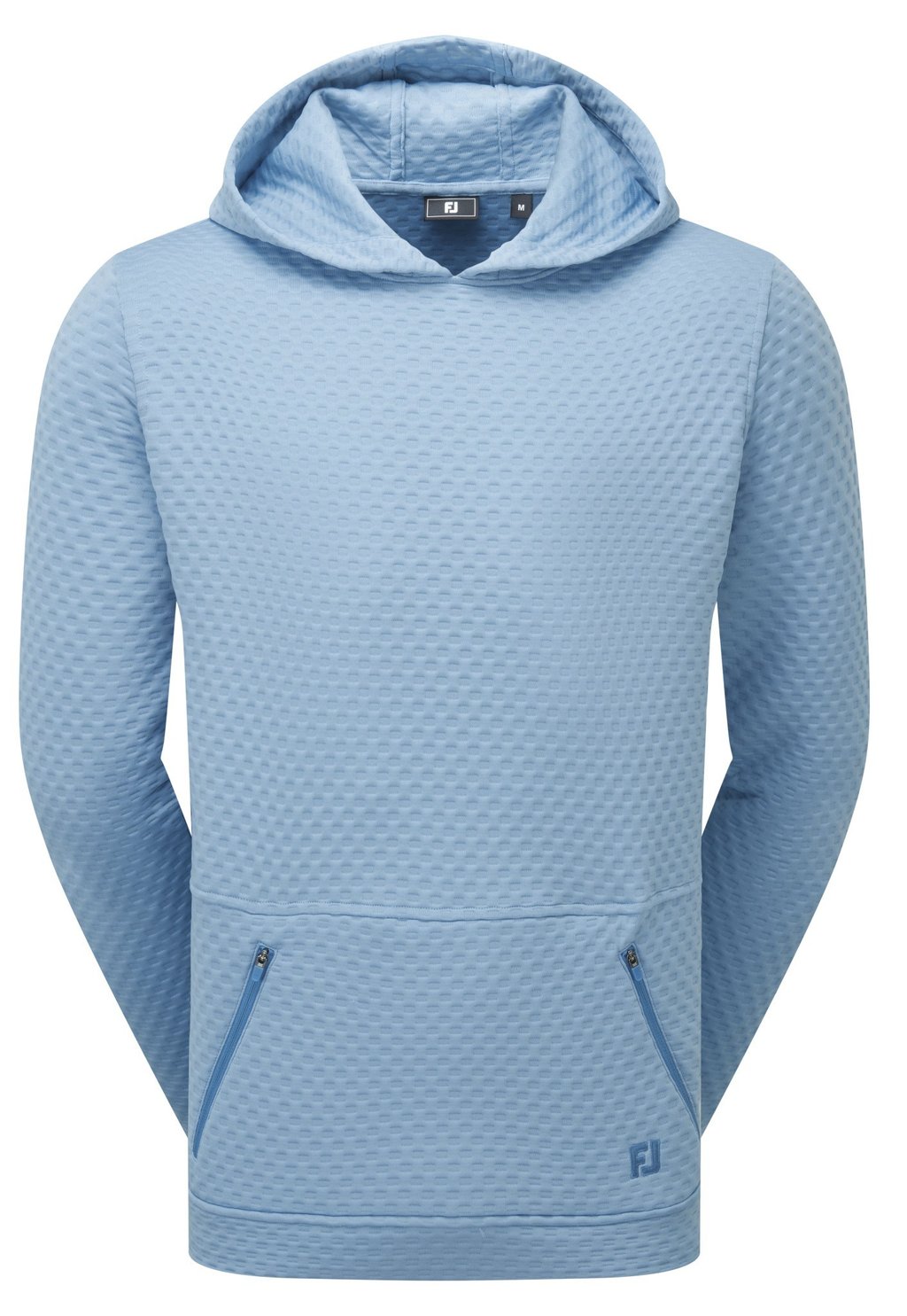 FootJoy Textured Knit Hoodie męska bluza, niebieska