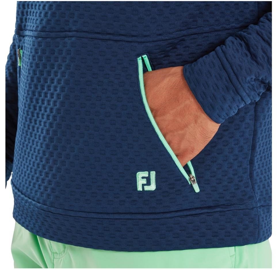 FootJoy Textured Knit męska bluza, granatowa
