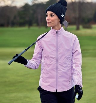 FootJoy HydroLite X damska kurtka wodoodporna, orchid/white dot