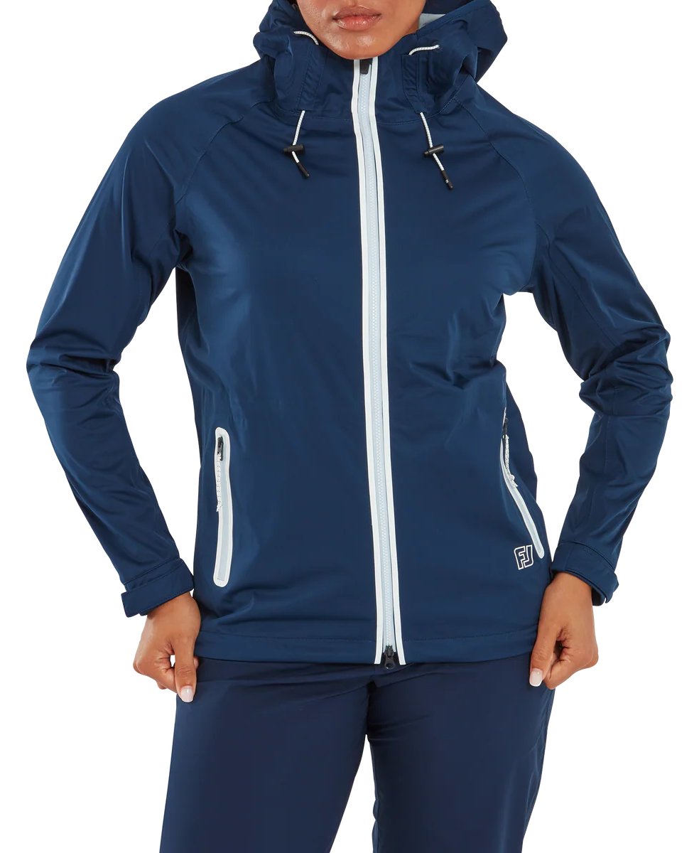 FootJoy HydroKnit damska kurtka przeciwdeszczowa, navy/white/skyway