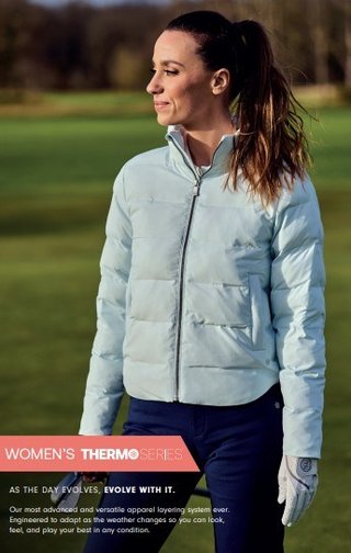 FootJoy ThermoSeries Insulated damska kurtka, ice blue