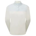 FootJoy ThermoSeries Hybrid Popover bluza damska, off white/ice blue