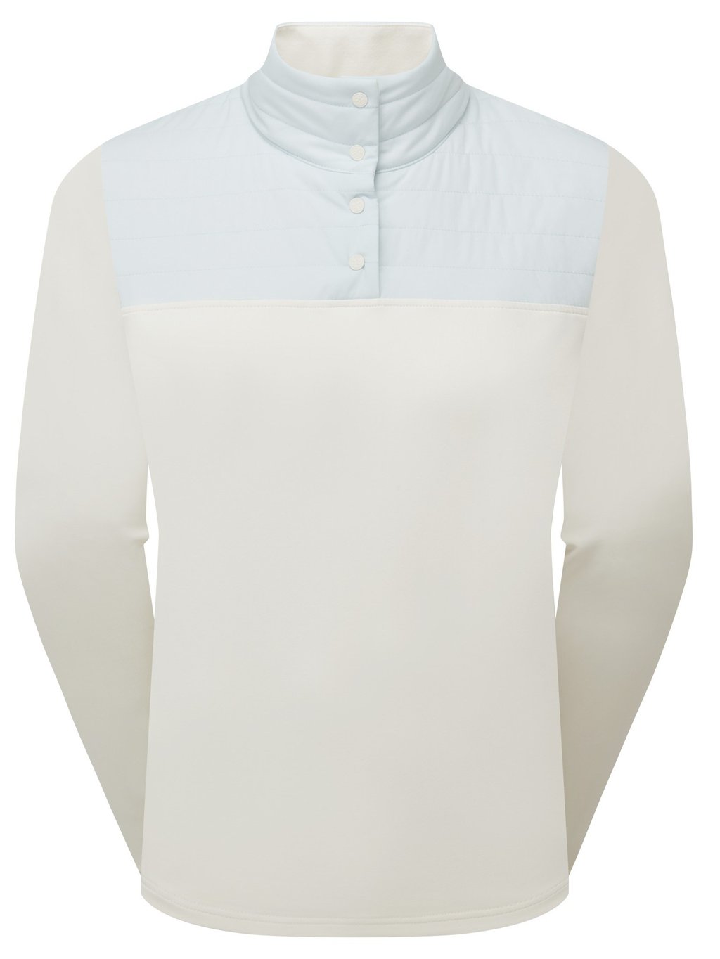 FootJoy ThermoSeries Hybrid Popover bluza damska, off white/ice blue