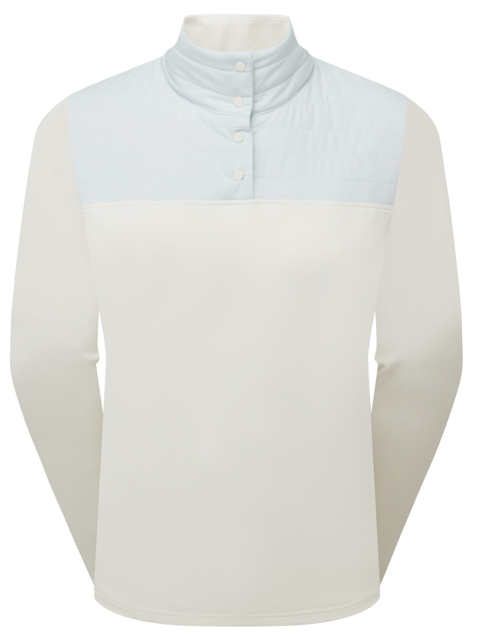 FootJoy ThermoSeries Hybrid Popover bluza damska, off white/ice blue
