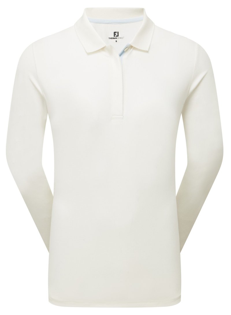 FootJoy ThermoSeries Long Sleeves damska koszulka termiczna, biała