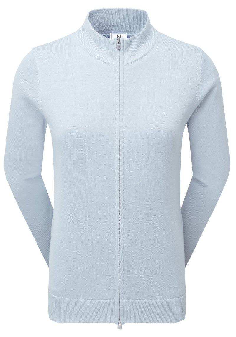 FootJoy DRIRELEASE FULL-ZIP LINED damski sweter, skyway