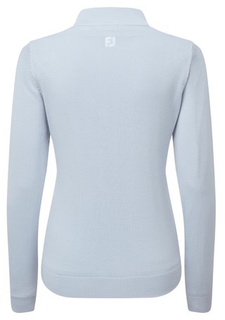 FootJoy DRIRELEASE FULL-ZIP LINED damski sweter, skyway