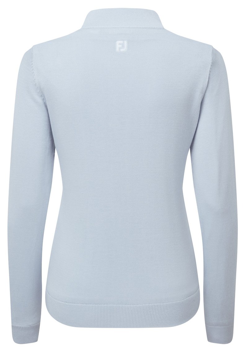FootJoy DRIRELEASE FULL-ZIP LINED damski sweter, skyway