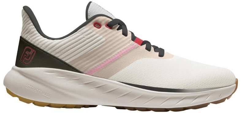 FootJoy Flex damskie buty golfowe, cream/pink/chocolate