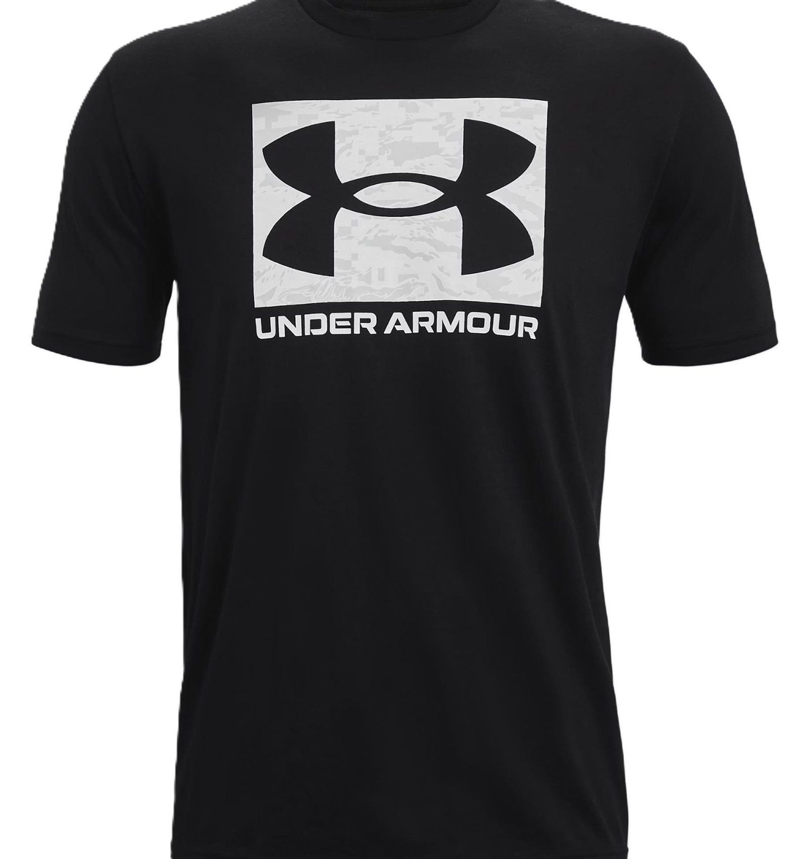 Under Armour ABC Camo Boxed Logo SS męski T-shirt, czarny
