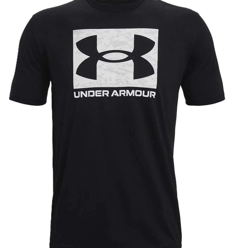 Under Armour ABC Camo Boxed Logo SS męski T-shirt, czarny