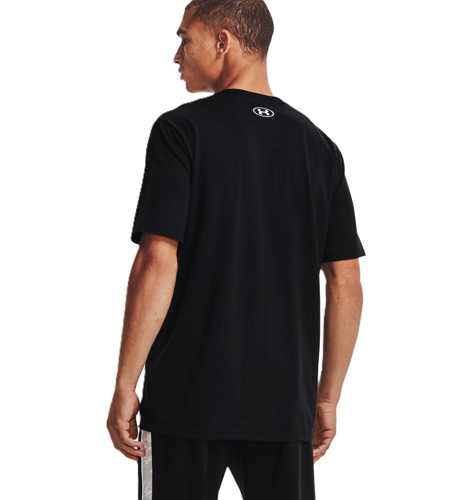 Under Armour ABC Camo Boxed Logo SS męski T-shirt, czarny
