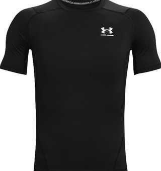 Under Armour HeatGear męska koszulka termiczna, czarna