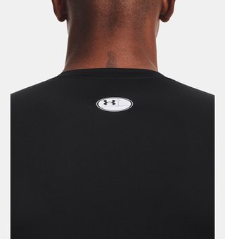 Under Armour HeatGear męska koszulka termiczna, czarna