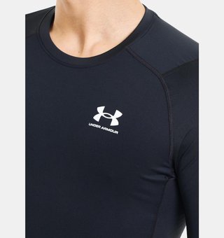 Under Armour HeatGear męska koszulka termiczna, czarna