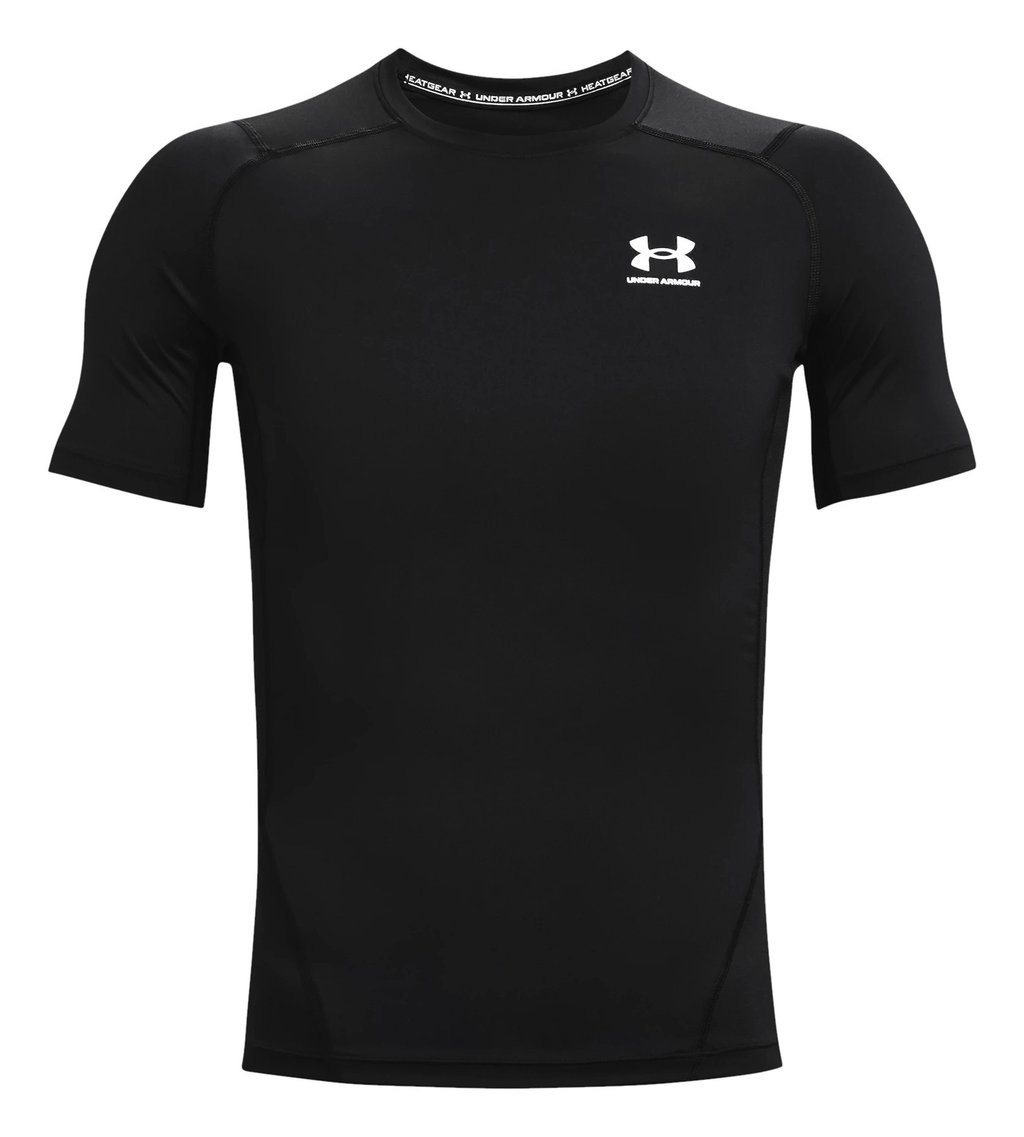 Under Armour HeatGear męska koszulka termiczna, czarna