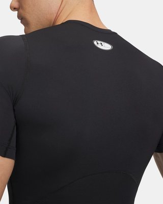 Under Armour HeatGear męska koszulka termiczna, czarna