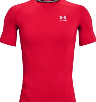 Under Armour HeatGear męska koszulka termiczna, czerwona