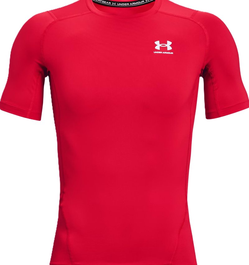 Under Armour HeatGear męska koszulka termiczna, czerwona