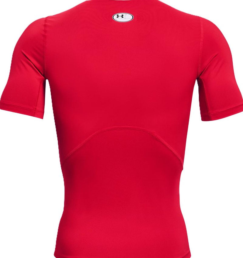 Under Armour HeatGear męska koszulka termiczna, czerwona
