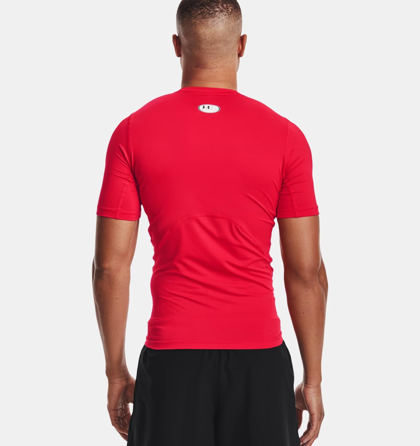 Under Armour HeatGear męska koszulka termiczna, czerwona