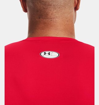 Under Armour HeatGear męska koszulka termiczna, czerwona