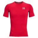 Under Armour HeatGear męska koszulka kompresyjna, czerwono/biała