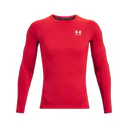 Under Armour HG Armour Comp LS męska koszulka kompresyjna, czerwone