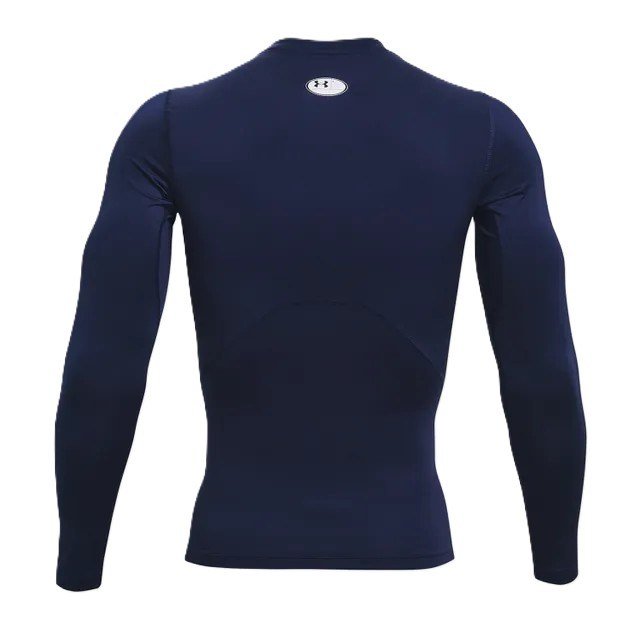 Under Armour HG Armour Comp LS męska koszulka kompresyjna, granatowa