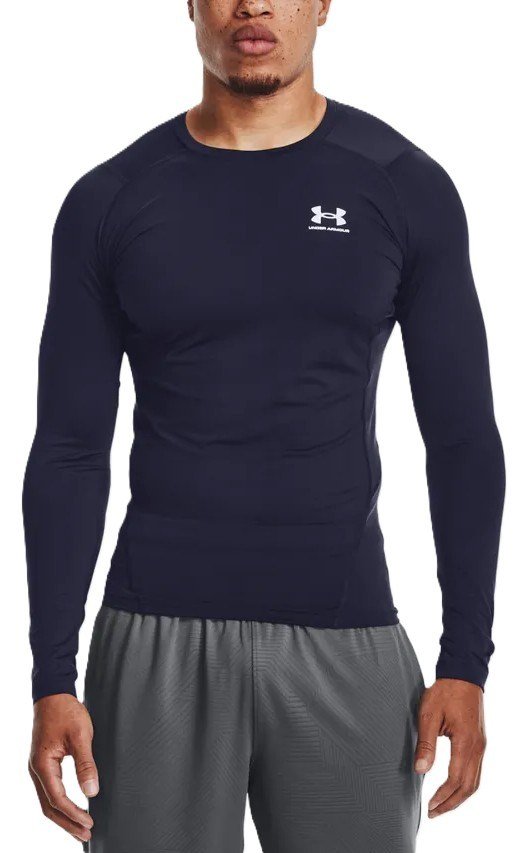 Under Armour HG Armour Comp LS męska koszulka kompresyjna, granatowa
