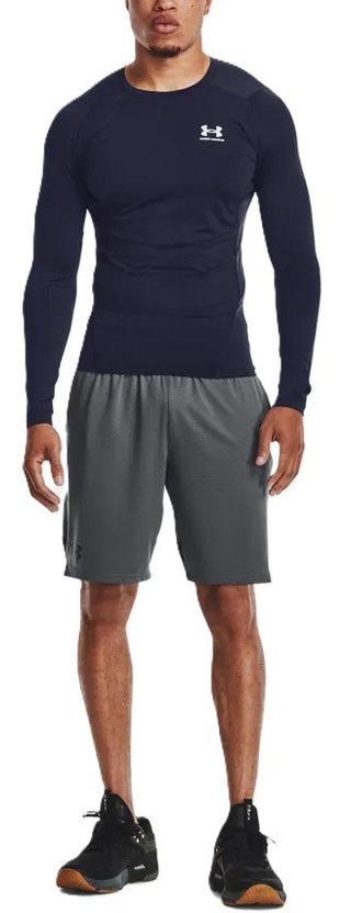 Under Armour HG Armour Comp LS męska koszulka kompresyjna, granatowa
