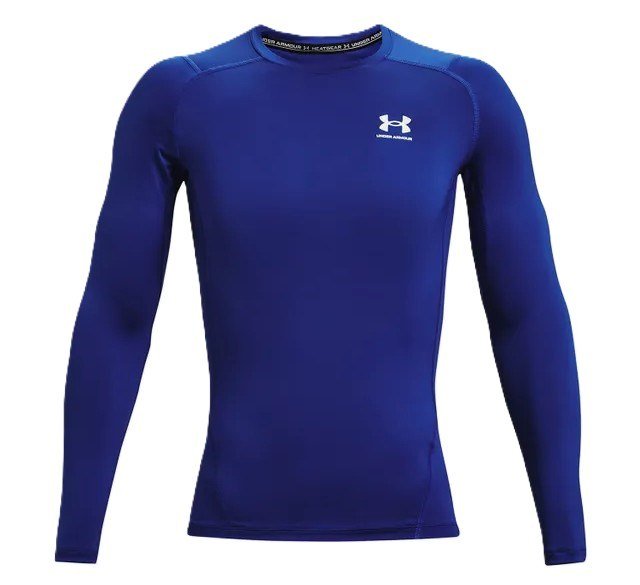 Under Armour HG Armour Comp LS męska koszulka kompresyjna, niebieskie