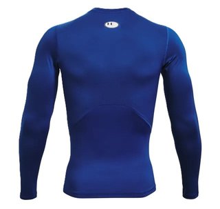 Under Armour HG Armour Comp LS męska koszulka kompresyjna, niebieskie