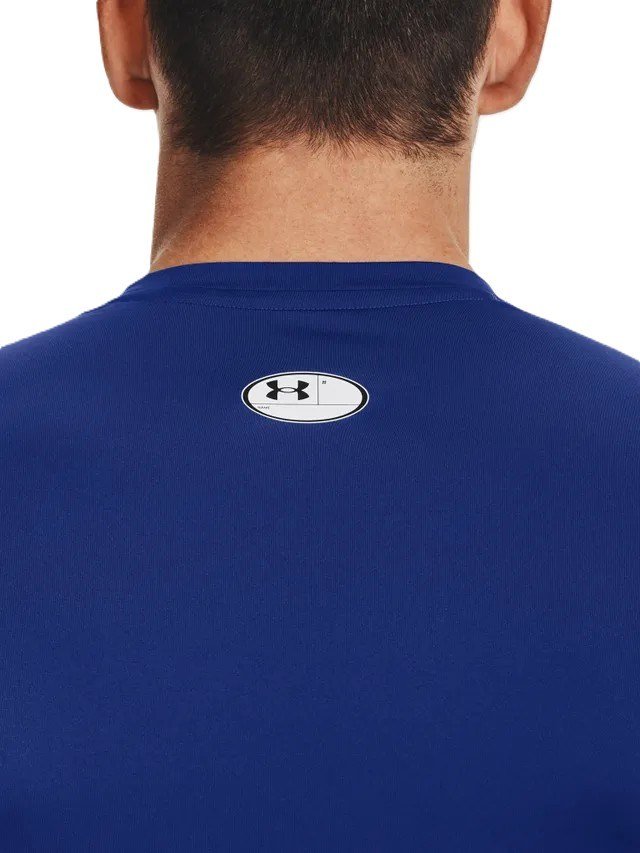 Under Armour HG Armour Comp LS męska koszulka kompresyjna, niebieskie