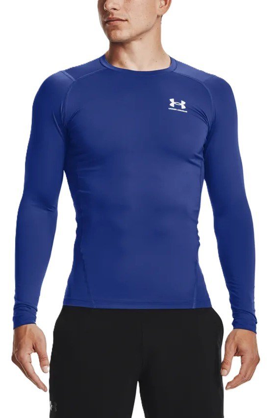 Under Armour HG Armour Comp LS męska koszulka kompresyjna, niebieskie