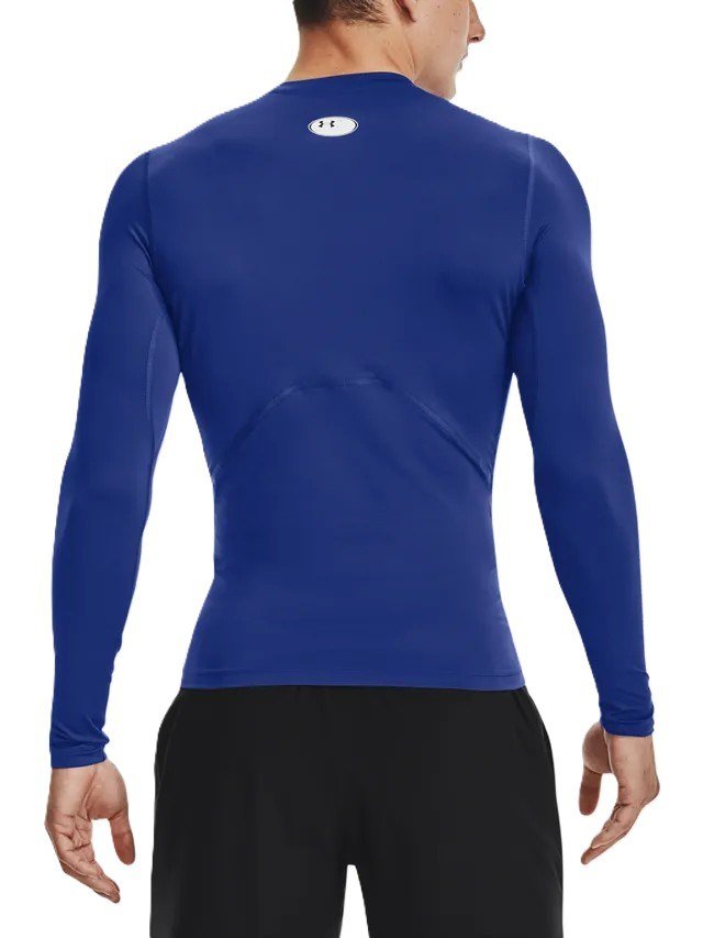 Under Armour HG Armour Comp LS męska koszulka kompresyjna, niebieskie