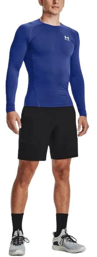 Under Armour HG Armour Comp LS męska koszulka kompresyjna, niebieskie
