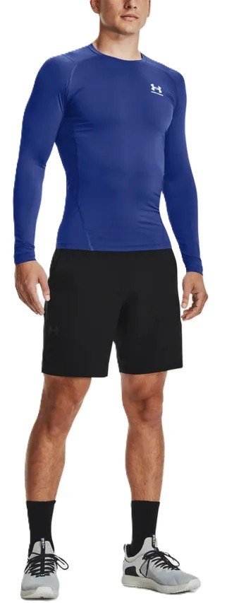 Under Armour HG Armour Comp LS męska koszulka kompresyjna, niebieskie