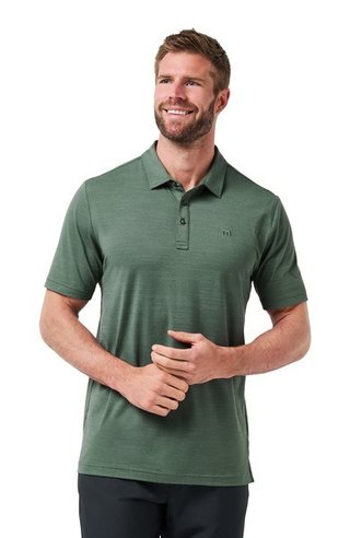 Travis Mathew The Heater męskie polo, balsam green
