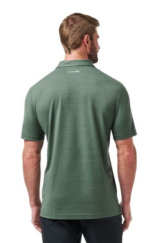 Travis Mathew The Heater męskie polo, balsam green