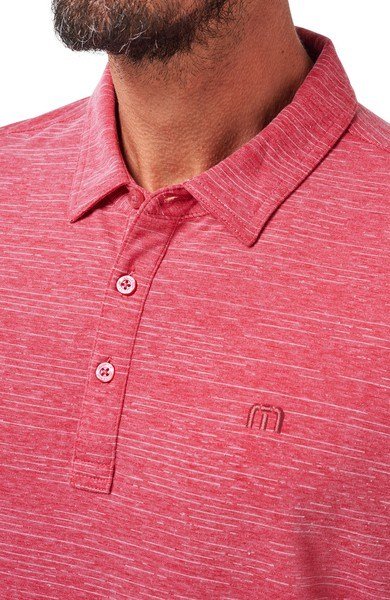 Travis Mathew The Heater męskie polo, heather scooter