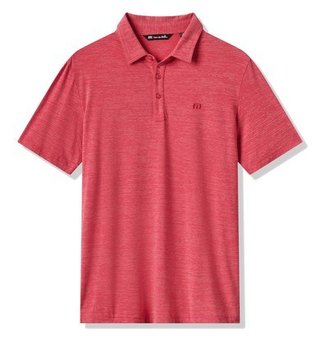 Travis Mathew The Heater męskie polo, heather scooter